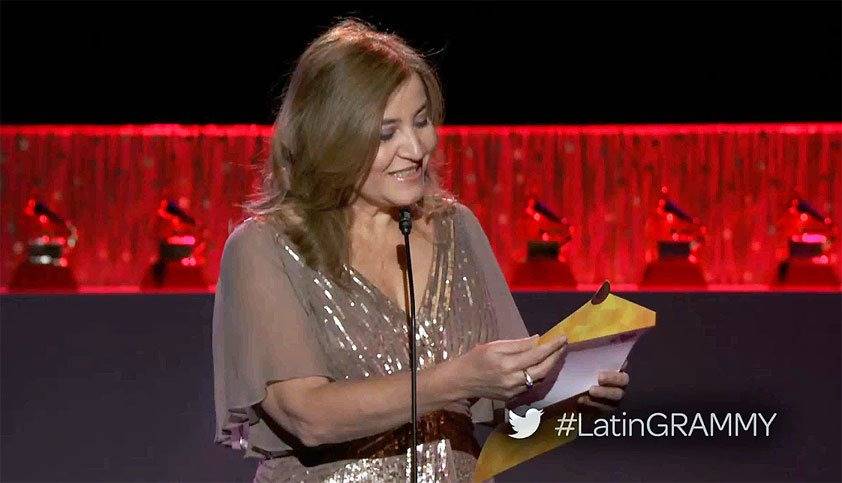 Berta Rojas at the Latin GRAMMYS